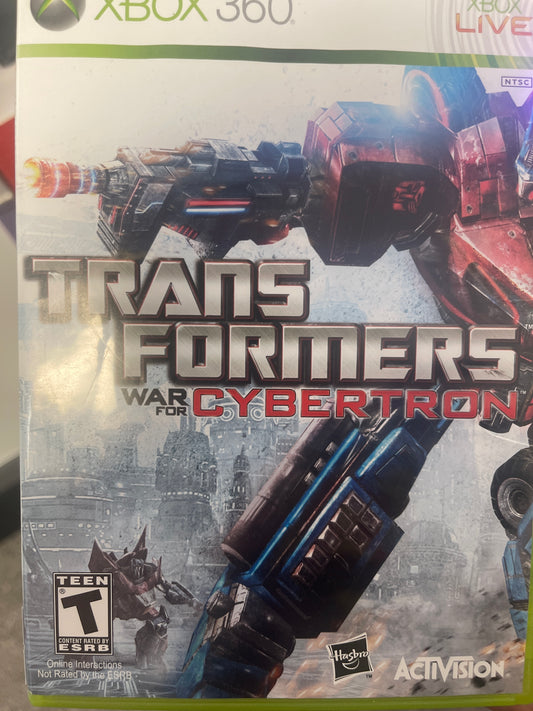 Xbox 360 Transformers War for Cybertron