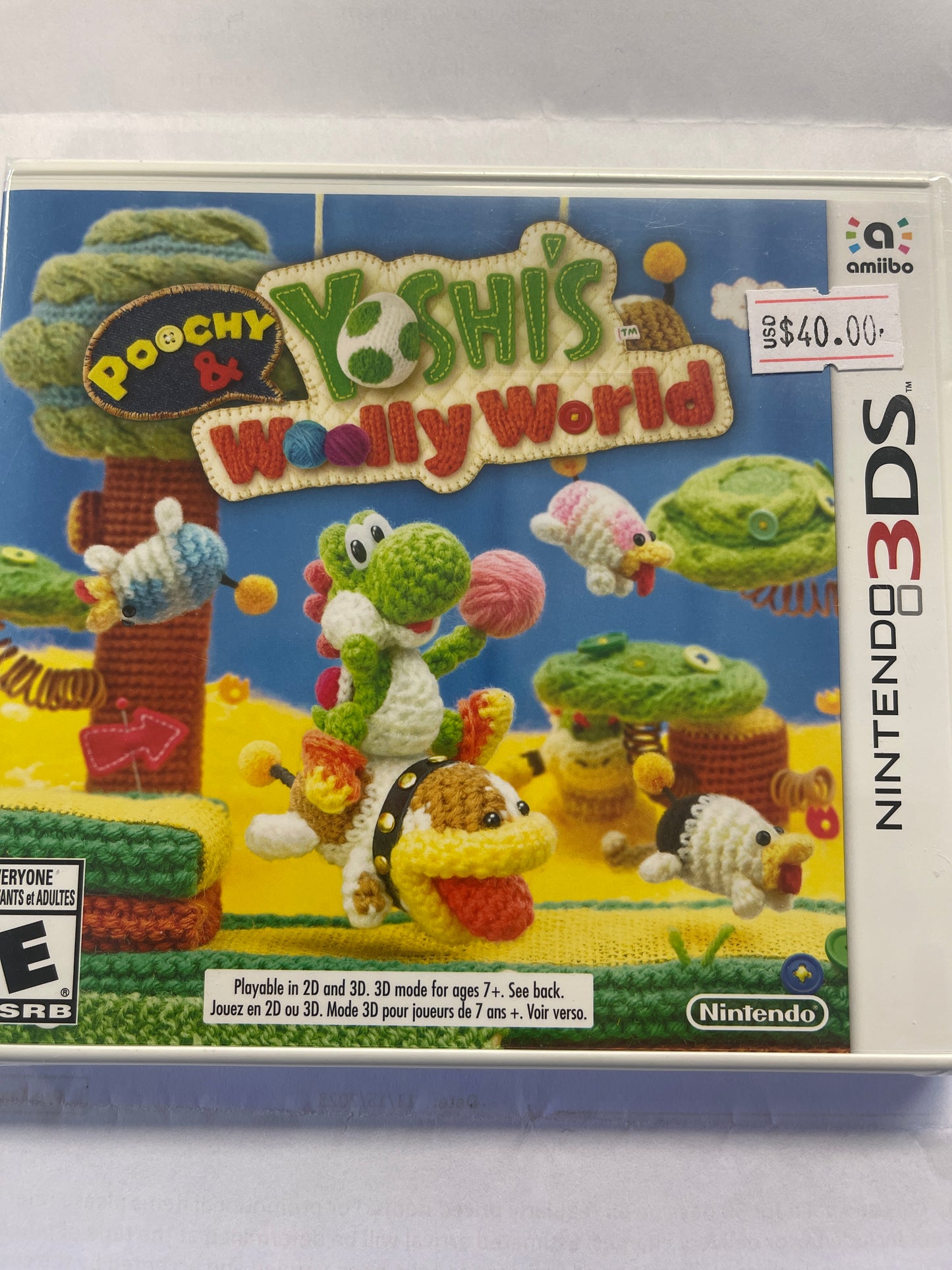 New 3DS Poochy & Yoshis Woolly World