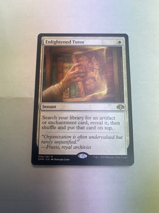 Magic the Gathering Enlightened Tutor 006/261 R