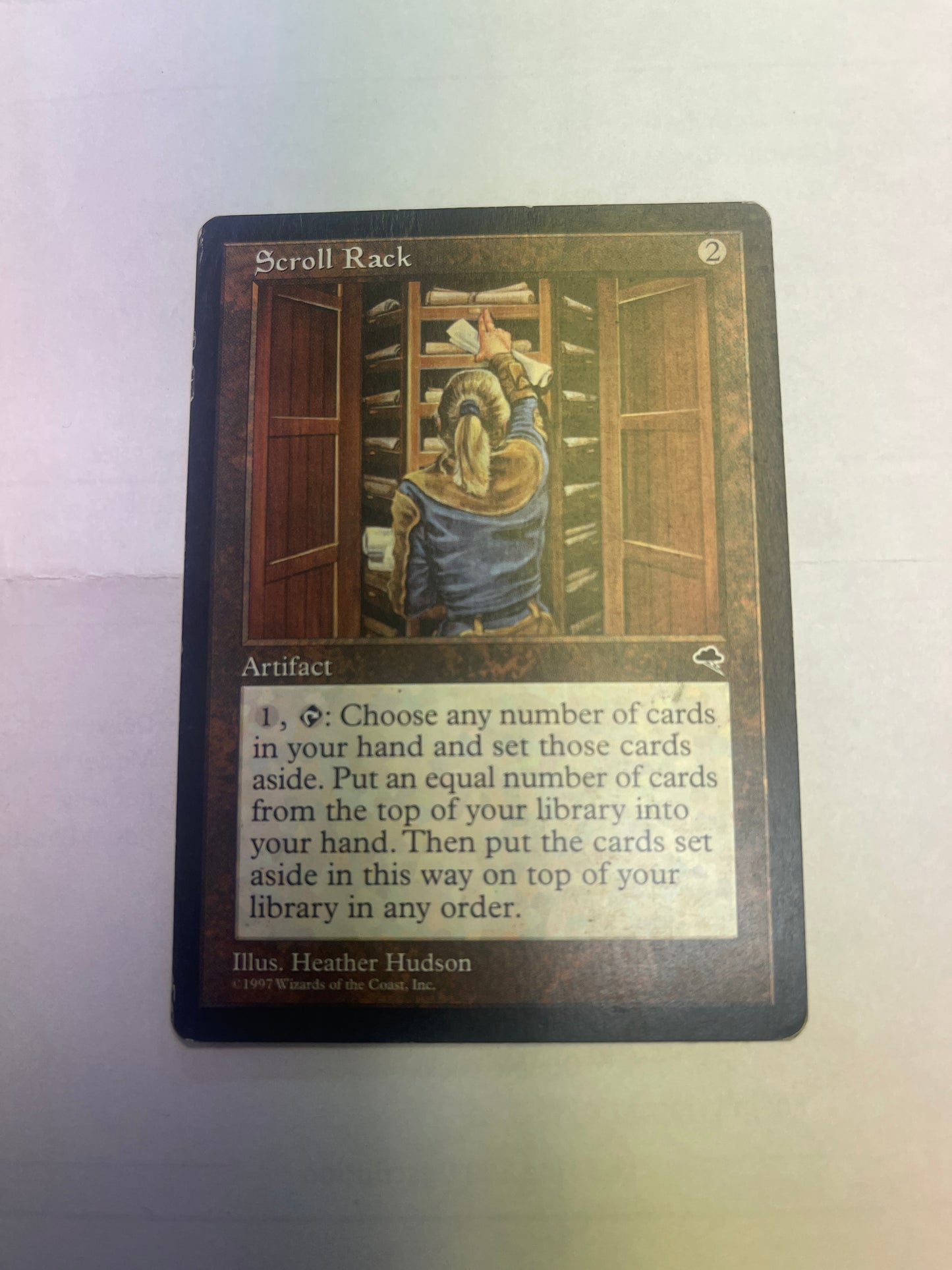 Magic the Gathering Scroll Rack