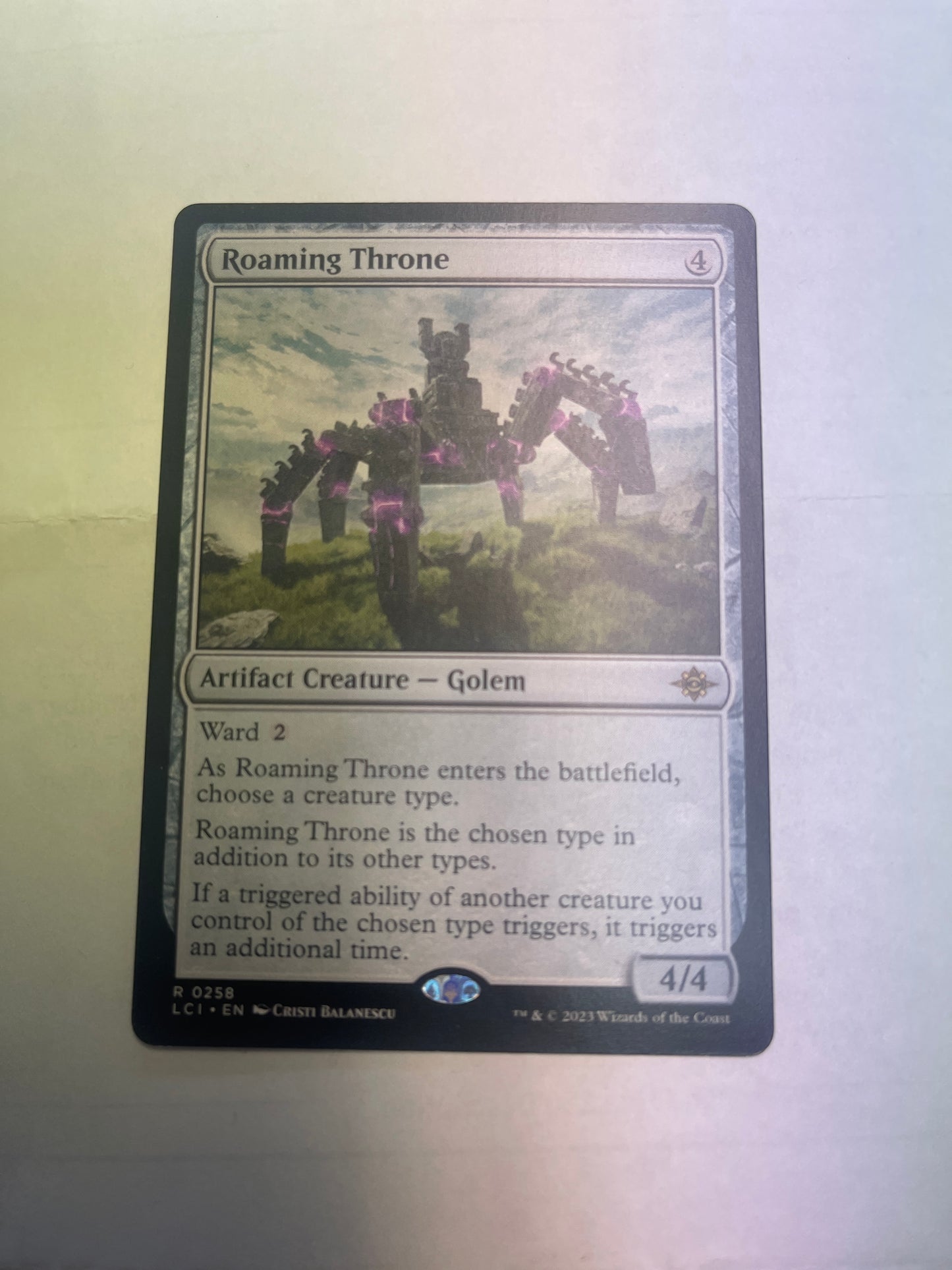 Magic the Gathering Roaming Throne 258 R